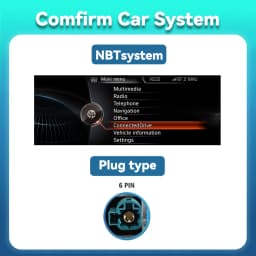 BONROAD 10.25 inch Wireless CarPlay Android Auto Airplay Autolink Mirroring Linux Audio Car Radio With Youtube For BMW 1 Series F20 F22 F23 3 Series F30 F31 F32 F33 F34 F36 GPS Navigation Multimedia Car Stereo Display Touch Screen