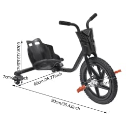 Adjustable Children’s Tricycle Treadmill with Anti-slip Pedals Multicolour Pedal Scooter for children ages 6+