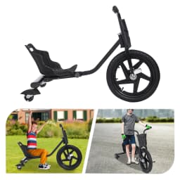 Adjustable Children’s Tricycle Treadmill with Anti-slip Pedals Multicolour Pedal Scooter for children ages 6+
