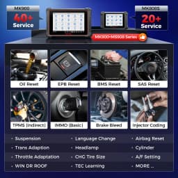 Autel MaxiCOM MK900 Auto Diagnostic Scanner Tools 40+ Services DoIP & CAN-FD Bidirectional Auto Tool PK MK808BT PRO