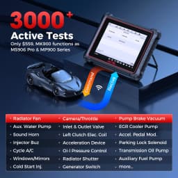 Autel MaxiCOM MK900 Auto Diagnostic Scanner Tools 40+ Services DoIP & CAN-FD Bidirectional Auto Tool PK MK808BT PRO