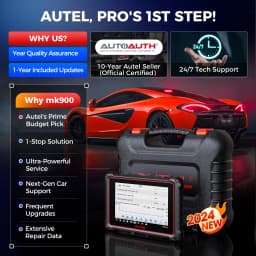 Autel MaxiCOM MK900 Auto Diagnostic Scanner Tools 40+ Services DoIP & CAN-FD Bidirectional Auto Tool PK MK808BT PRO