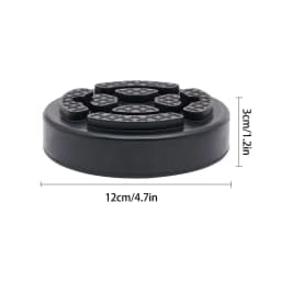 5 Pieces Lift Rubber Pads Set Rubber Arm Pads Round Auto Truck Hoist Lift Pad for Auto Lift Car Truck 30mm Thick Anti-slip