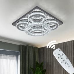 VETRULUS Modern Ceiling Lamp Remote Control Smart Led Chandelier for Living Dining Room Luminaire Decor Lighting Indoor Fixture
