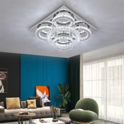 VETRULUS Modern Ceiling Lamp Remote Control Smart Led Chandelier for Living Dining Room Luminaire Decor Lighting Indoor Fixture