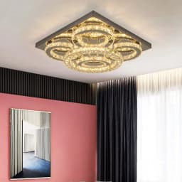 VETRULUS Modern Ceiling Lamp Remote Control Smart Led Chandelier for Living Dining Room Luminaire Decor Lighting Indoor Fixture