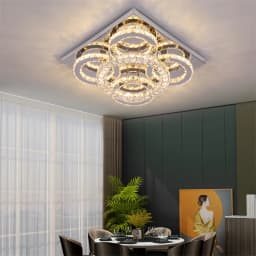 VETRULUS Modern Ceiling Lamp Remote Control Smart Led Chandelier for Living Dining Room Luminaire Decor Lighting Indoor Fixture