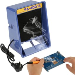 Solder Fume Extractor Remover 30W Soldering Smoke Absorber Fume Extractor Air Filter Fan,Absorbs Up to 80 Percent of The Odors