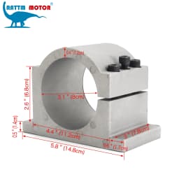 1.5kW ER11 220V water-cooled spindle motor 6-piece set (with 1.5KW HY inverter, etc.) for CNC engravers and milling machines