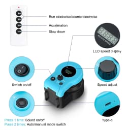 Remote Control Cat Race Toy Adjustable Speed,Automatic Cat String Chasing Toy DIY Custom Chase Route Cat Race Game,USB Rechargeable Interactive Cat Toy