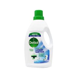Dettol Antibacterial Laundry Cleanser 1L Fresh Cotton Scent, Hygienic Fabric Sanitiser for Low Temperature Washes