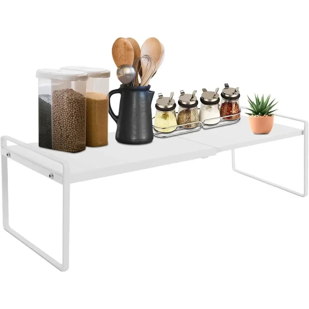 Kitchen Shelf Extendable Cabinet Shelf Insert Extendable Rectangular Worktop Organiser Prevents Items From Telescopic Cabinet