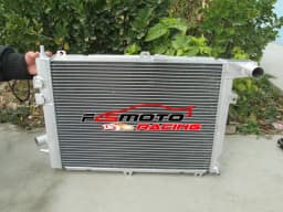For Opel Vauxhall Calibra Turbo C20LET Aluminum Radiator + Fans