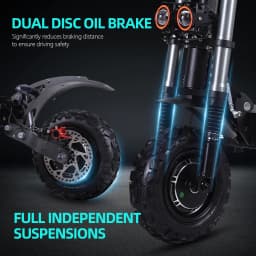 FREEBOY J30MAX 2025 E-Scooter 6000W Motor 60V38AH Battery Electric Scooter Max Speed 53MPH 11 Inch road Tires Max Range 60 Miles