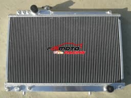 Aluminum radiator+FAN for 86-92 Toyota Supra 3.0 Turbo MA70 MK3 Soarer MZ20 7MG