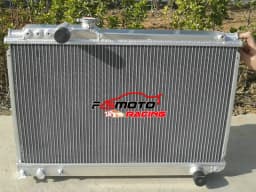 Aluminum radiator+FAN for 86-92 Toyota Supra 3.0 Turbo MA70 MK3 Soarer MZ20 7MG