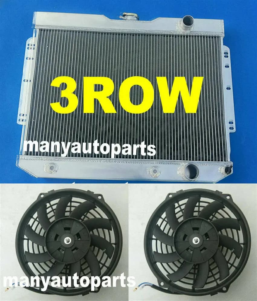 Aluminum Radiator & Fans 1959-1963 for chevy IMPALA / 1960-1965 BEL AIR/Biscayne