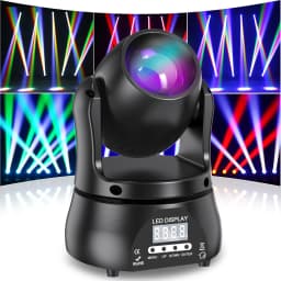 Datewink 40W Beam Moving Head Lights RGBW LED Stage Lighting Effect DMX512 For DJ Disco Concert Party Wedding Nightclub Karaoke