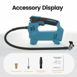 Makita-style 18V Cordless Electric Air Pump Portable (120 PSI) for Car Tires Inflator Electric Motorcycle Pump (No Battery)
