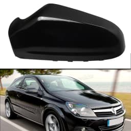 Pair Door Wing Mirror Covers Caps Gloss Black For VAUXHALL ASTRA H 2004-2009 Rearview Mirror Caps Car Side Mirror Shell Magickit