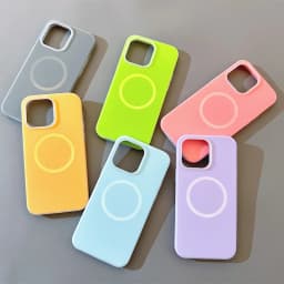Luxury Jelly Liquid Silicone Magnetic For Magsafe Case For iPhone 17 Air 11 14 13 12 15 17 Pro Max 16Plus Shockproof Matte Cover