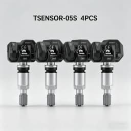 LAUNCH X431 TSENSOR-05S RF TPMS Sensor (Overseas Configuration with Adjustable Angle Sandblasted Silver Aluminum)