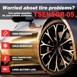 LAUNCH X431 TSENSOR-05S RF TPMS Sensor (Overseas Configuration with Adjustable Angle Sandblasted Silver Aluminum)