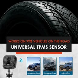 LAUNCH X431 TSENSOR-05S RF TPMS Sensor (Overseas Configuration with Adjustable Angle Sandblasted Silver Aluminum)