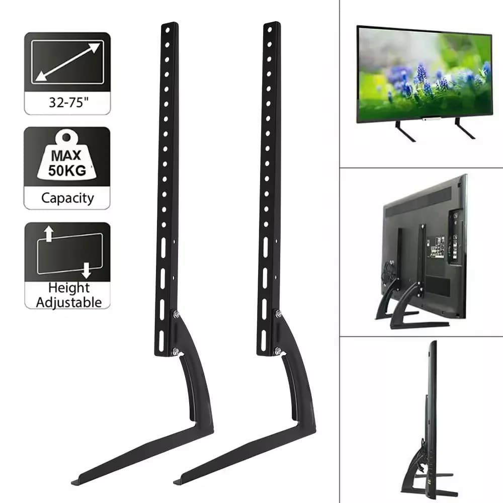 TV Stand Hanger TV Bracket For 32-75 Inch LCD TV Height Adjustable Monitor Mount Bracket Television Bracket TV Hanger
