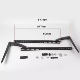 TV Stand Hanger TV Bracket For 32-75 Inch LCD TV Height Adjustable Monitor Mount Bracket Television Bracket TV Hanger