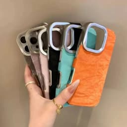 Luxury Leather Cortex Cases For iPhone 16 Pro Max 11 12 13 14 16 Plus Soft Silicone Shockproof Cases For iPhone 15 Pro Max Cover