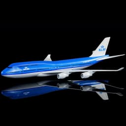 Realistic 16cm Dutch Airlines KLM B747 Airplane Model 1/400 Scale Plane Souvenir Home Bar Coffee Hall Decoration Kids Gift Toys