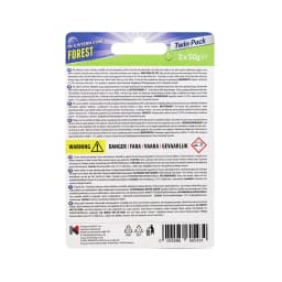 Max Flush Cube Toilet Cleaner 2x50g, Forest Scented with Foaming Action for Fresh and Hygienic Bathroom Use