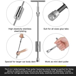 Super PDR Auto Dent Removal Tools Kit, Car Body Paintless Dent Puller Hail Repair Tools Shipping from UK