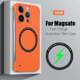 Ultra Thin Hard PC Magnetic Frameless Case For Magsafe iPhone 16 15 14 Pro Max 11 12 13 16 Pro Max Matte Color Solid Phone Cover