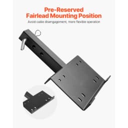 SucceBuy 3600/15000LBS Trailer Hitch Winch Mount with 50.8mm Receiver Powder Coated Steel Truck Winch Mount for ATV UTV Pickup