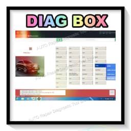 Automotive Car Tools Diagbox V9.91 V9.68 V9.129 Full Update For Lexia3 PP2000 For Car Diagnostic Software