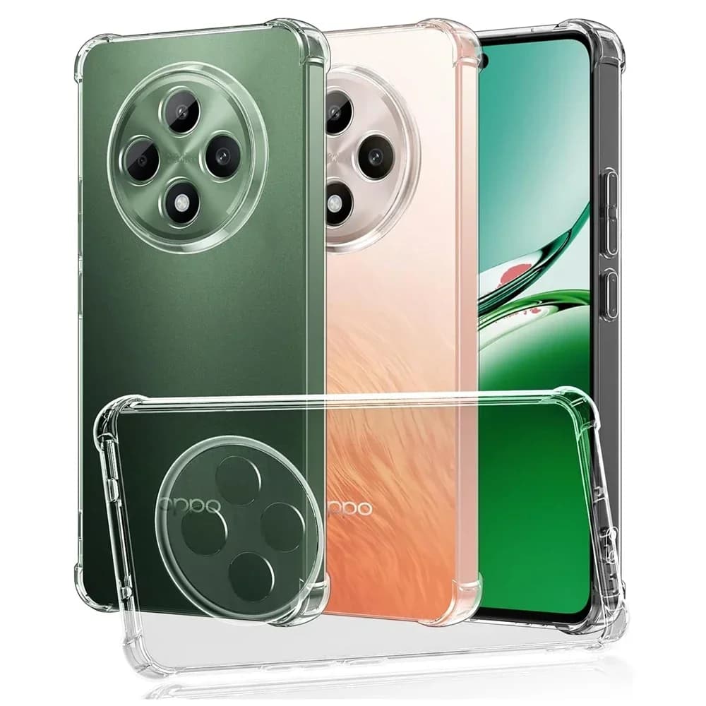 Four-Corners Shockproof TPU Case for OPPO Reno 12F 12FS 5G Reno12 F FS Protective Cover Clear Capa Fundas Coque