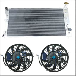 For Buick Century / Regal & Chevrolet Impala / Monte Carlo 3.1L/3.4 L/3.8L V6 Aluminum Radiator & Fans AT/MT 2000-2005 00 01 02