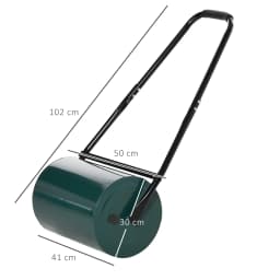 Outdoor 30 L Garden Lawn Roller Heavy Duty Rolling Grass Roller Handle