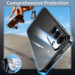 S 24 23 22 21 Luxury Plating Transparent Case For Samsung Galaxy S24 S23 S22 S21 Ultra Plus Fe 5G 2024 Clear Silicone Back Cover