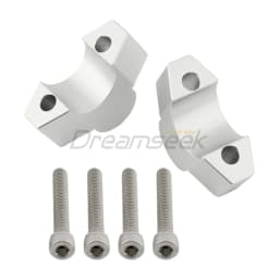 Silver Handlebar Riser Mount Clamp for Honda ADV 150 160 17-23 ADV 350 22-24 X-ADV 750 2017+ Motorcycle Move Back Adapter Kits