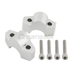Silver Handlebar Riser Mount Clamp for Honda ADV 150 160 17-23 ADV 350 22-24 X-ADV 750 2017+ Motorcycle Move Back Adapter Kits