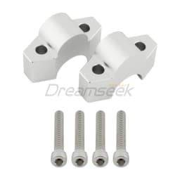 Silver Handlebar Riser Mount Clamp for Honda ADV 150 160 17-23 ADV 350 22-24 X-ADV 750 2017+ Motorcycle Move Back Adapter Kits