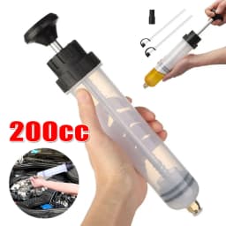 Car Oil Fluid Extractor Siphon Pump Brake Fluid 200CC Syringe Pump Fuel Transfer