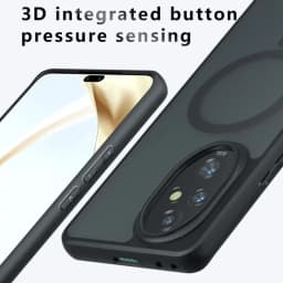for Magsafe Shockproof Acrylic Phone Case for Honor 200 Pro 200 Lite Magnetic Hard Bumper Matte Cover Shell