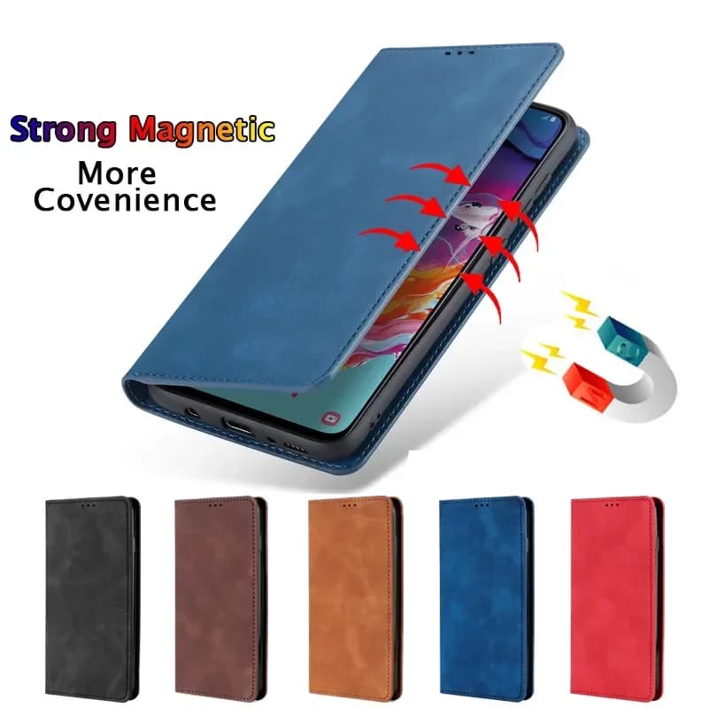 Luxury PU Leather Case For Google Pixel 2 3 3A 4 4A 5 5A 6 6A 7 7A 8 8A 9 XL Pro 4G 5G Flip Phone Shell Protective Cover Funda