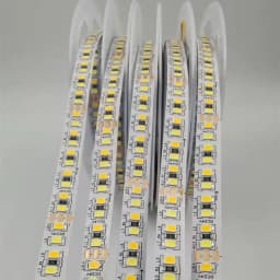 DC12V/24V SMD 2835 CCT Dual White Dimmable LED Strip Light WW CW Color Temperature Adjustable Flexible LED Tape Ribbon 5m