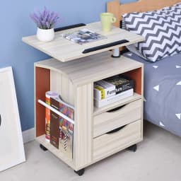 Lazy Laptop Desk Removable Bedside Table Lift Table Bedside Storage Desk Household Multifunctional Lifting Table