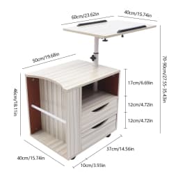 Lazy Laptop Desk Removable Bedside Table Lift Table Bedside Storage Desk Household Multifunctional Lifting Table